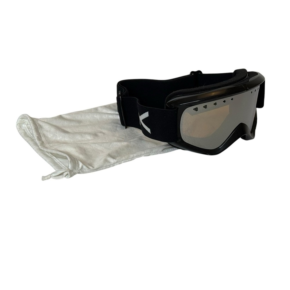 Anon Goggles Snow Ski Snow Board Mirror Amber Lens Black Frame‎ Adjustable Strap